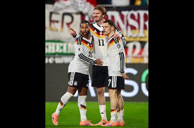 Alemania ganoacute y define su clasificacioacuten al Mundial 2026 en la proacutexima fecha de las Eliminatorias Europeas