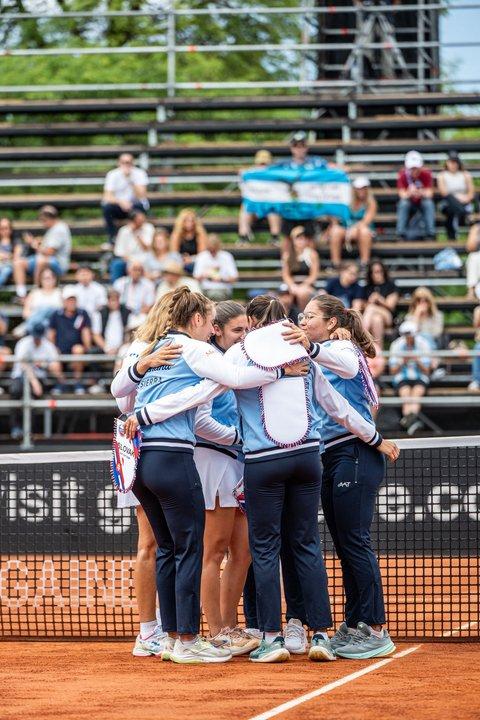 Argentina sumoacute un triunfo importante para acercarse a las qualifiers de la Billie Jean King Cup