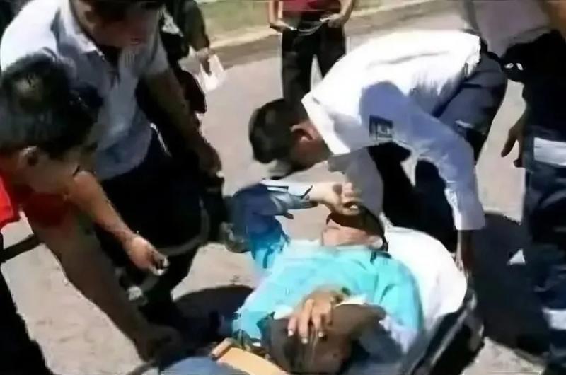 Una bombacha casi provoca una tragedia de traacutensito