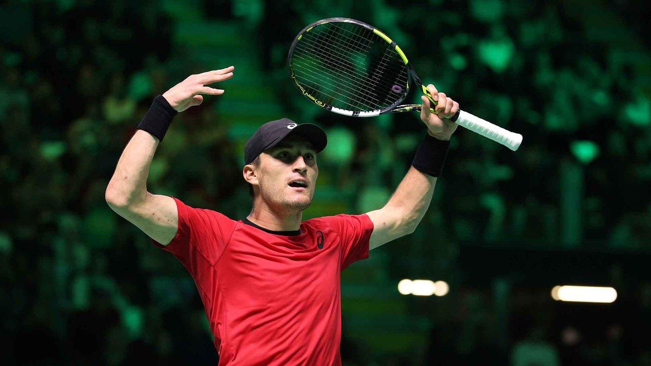 Copa Davis- Beacutelgica eliminoacute a Francia y avanzoacute a las semifinales tras ocho antildeos