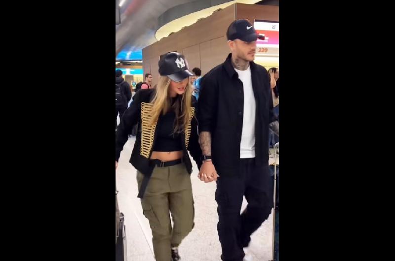 Mauro Icardi y la China Suaacuterez volvieron solos a Turquiacutea