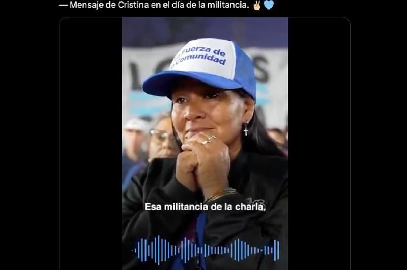 Cristina Kirchner pidioacute reconstruir confianza y se comparoacute con Peroacuten
