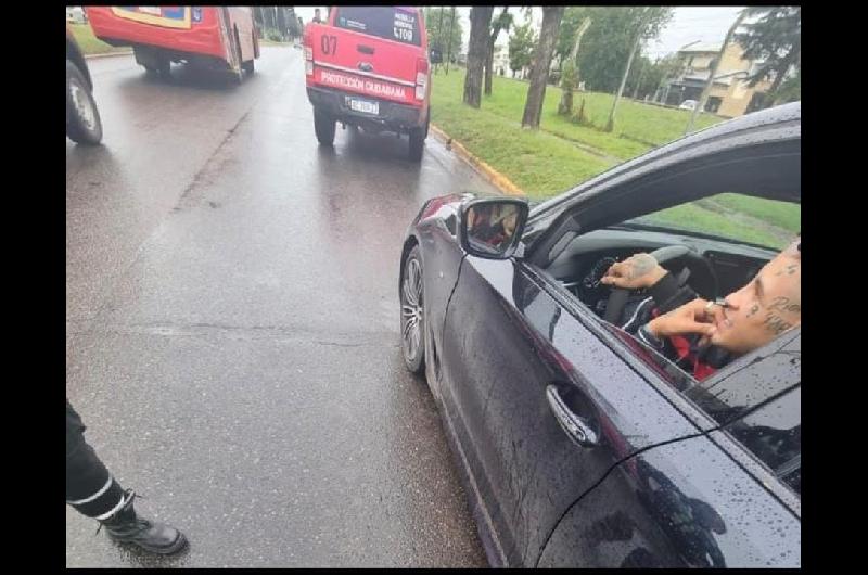 L-Gante fue demorado en un control policial 