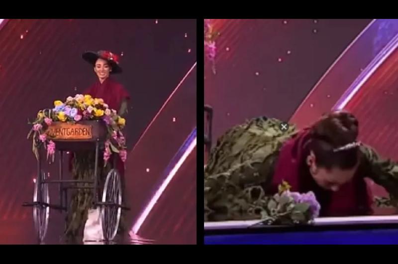 La caiacuteda de Miss Gran Bretantildea en la pasarela de Miss Universo 2025