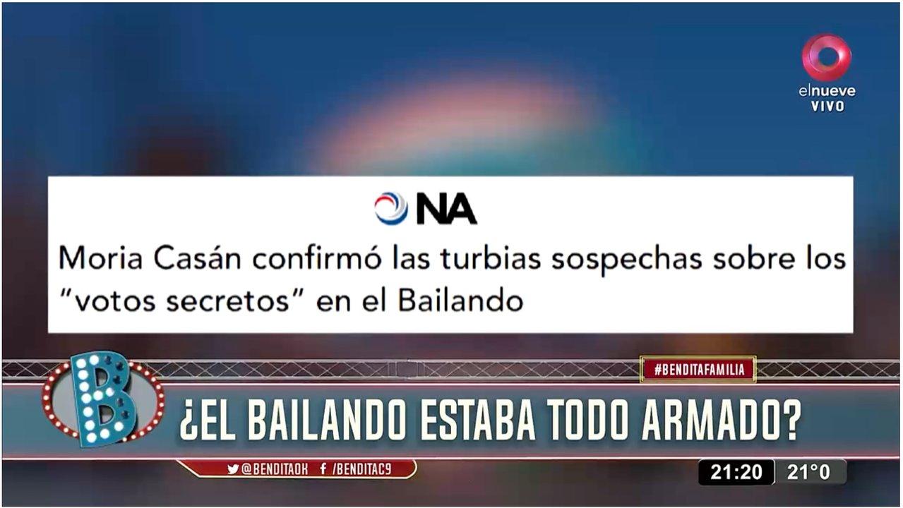  TV- Noticias Argentinas en Bendita por el escaacutendalo de los votos secretos