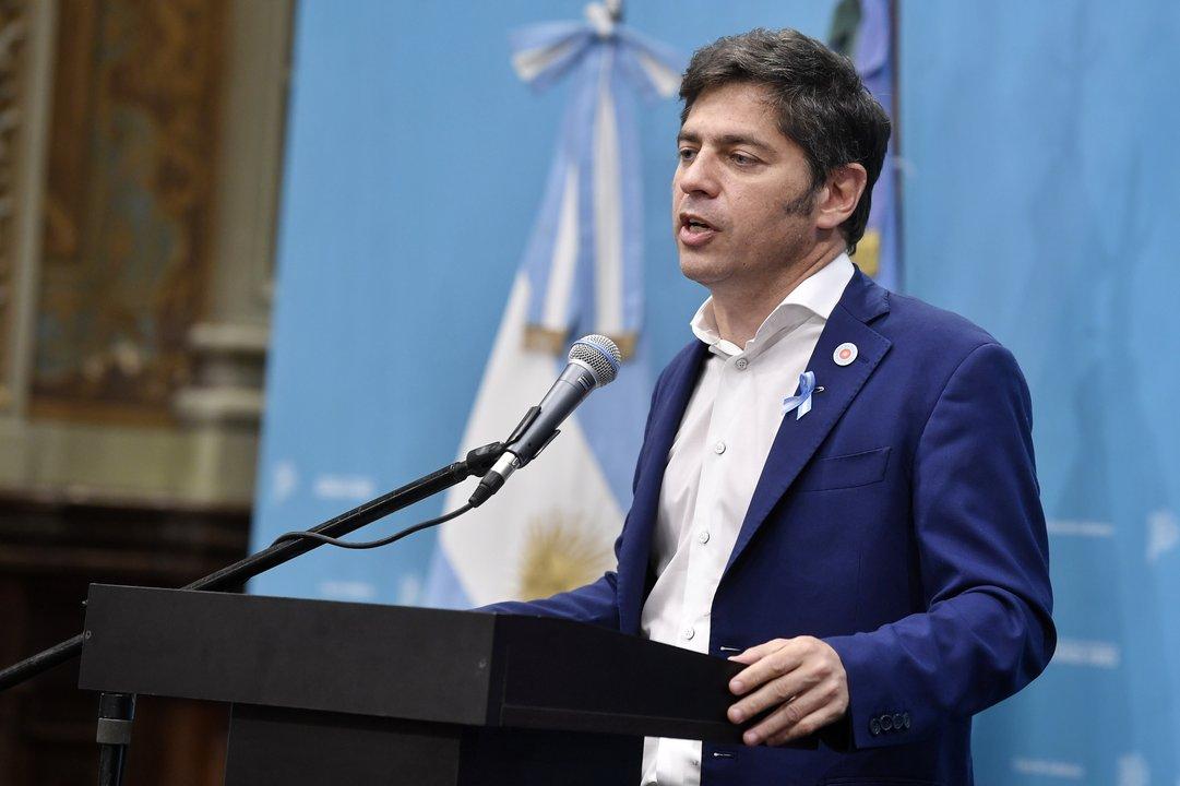 Kicillof- ldquoLa soberaniacutea se pone en riesgo ante cantildeones y sumisioacuten poliacuteticardquo