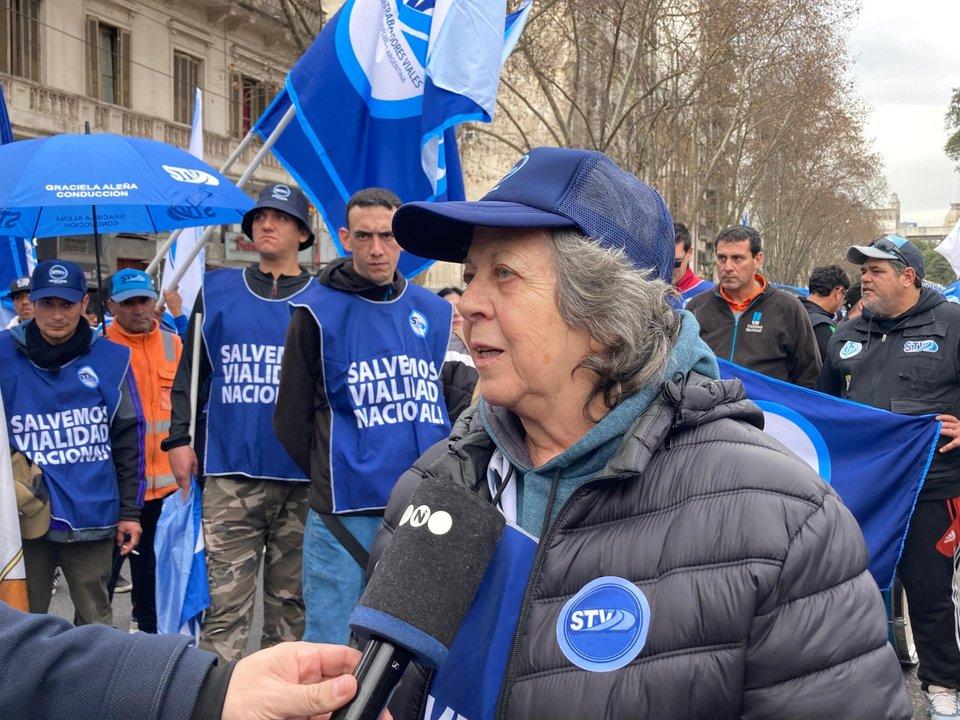 Estado de alerta y movilizacioacuten en el gremio de trabajadores viales