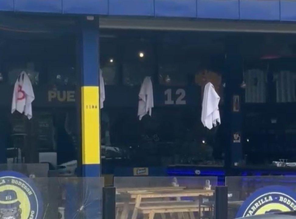 Una parrilla de Canning tiene los ldquofantasmas de la Brdquo de la hinchada de Boca