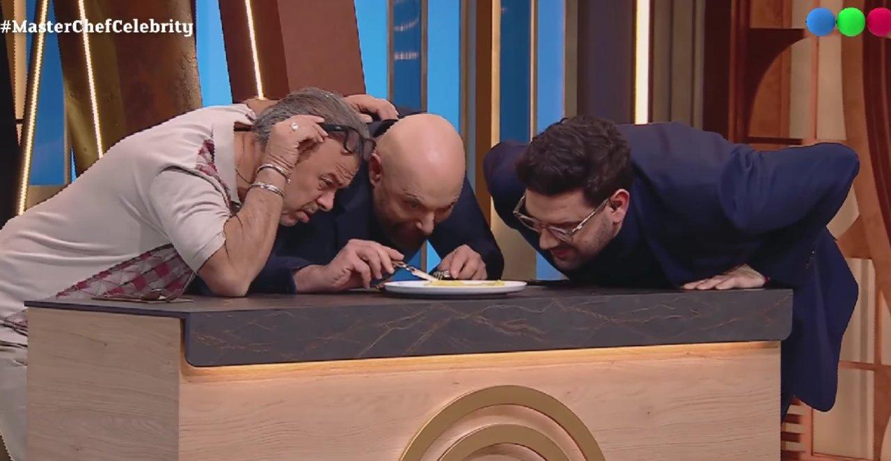 MasterChef- la desopilante reaccioacuten del jurado con el ravioloacuten de Miguel Aacutengel