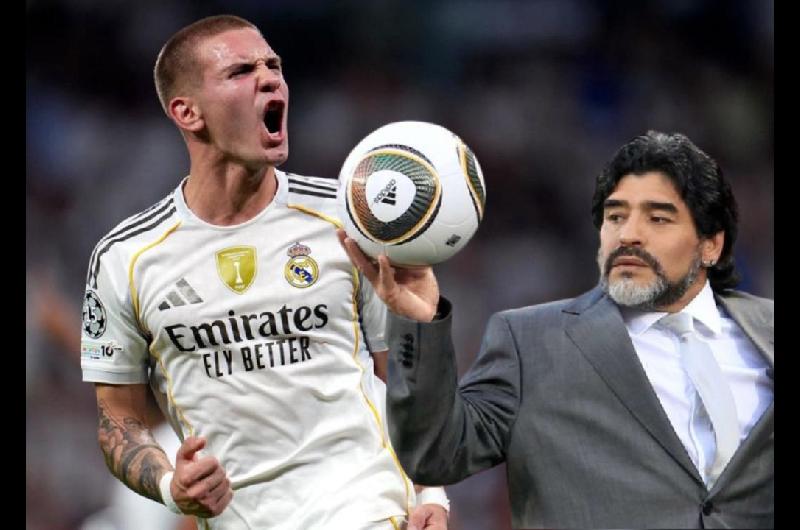 Emotivo tributo a Maradona- Mastantuono comparte versioacuten iacutentima de ldquoiquestQueacute es Diosrdquo