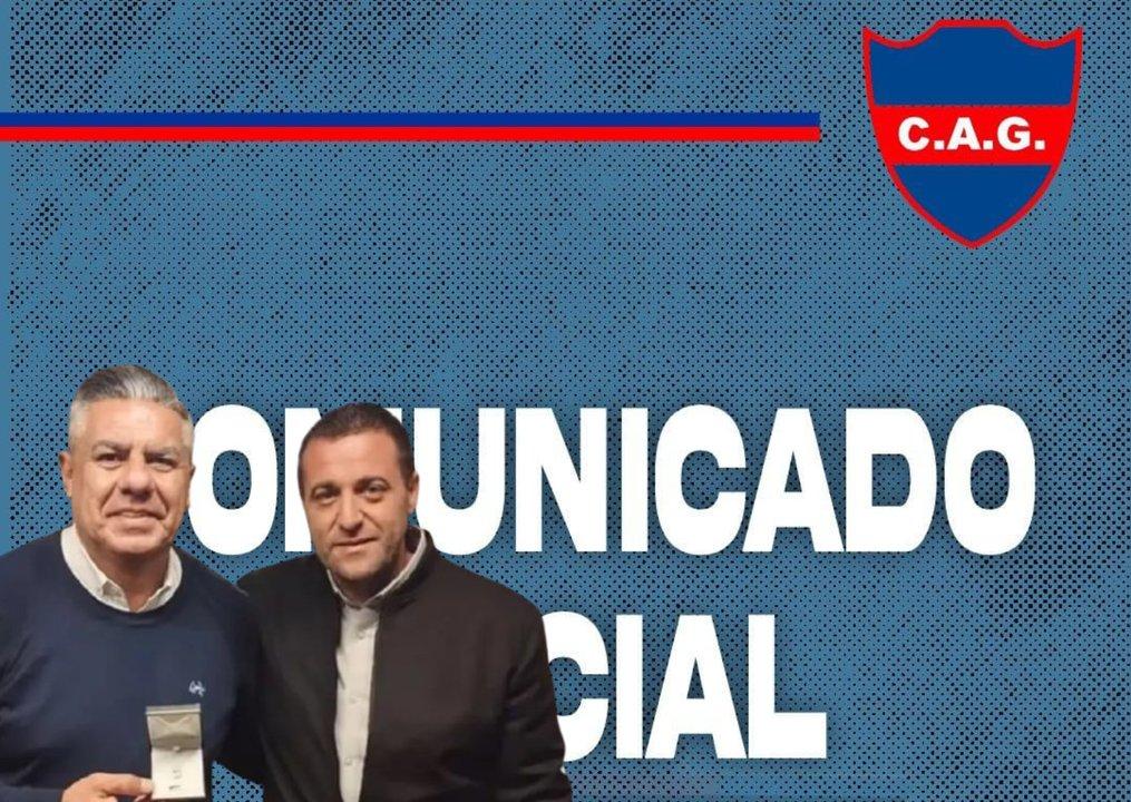 Guumlemes expresoacute su apoyo institucional a Pablo Toviggino y a la AFA