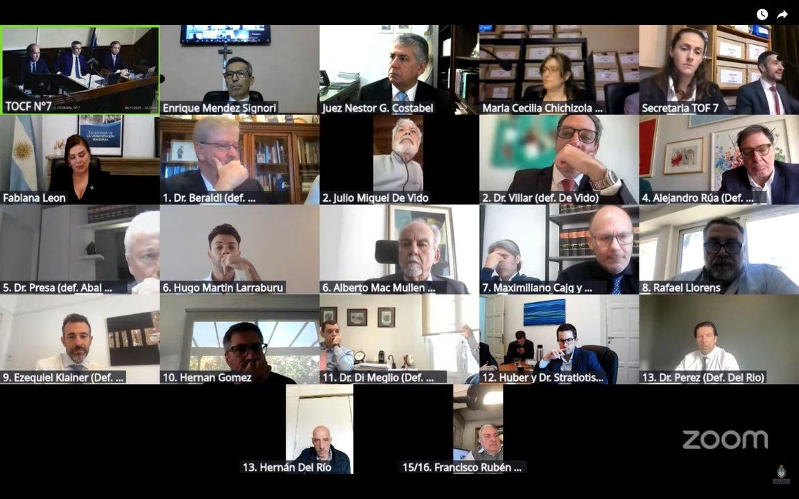 Cristina Kirchner y De Vido en el banquillo- siguen este jueves las audiencias por la megacausa Cuadernos