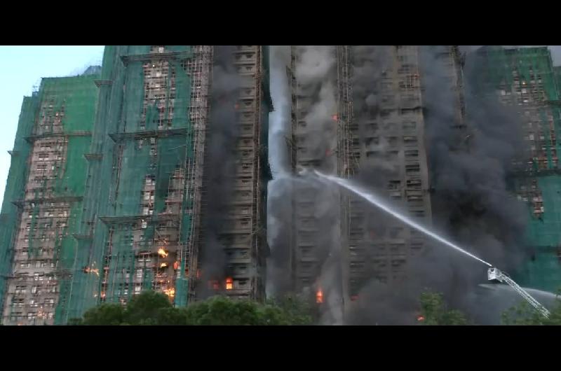 Concluyoacute el operativo de extincioacuten de incendios y rescate en Hong Kong