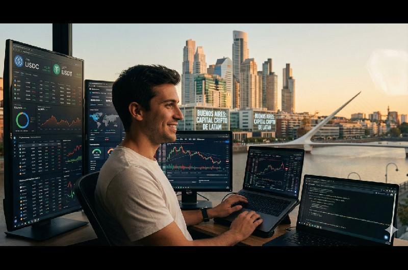 Los freelancer argentinos promedian US 2500 por mes y cobran en doacutelares digitales o stablecoins 