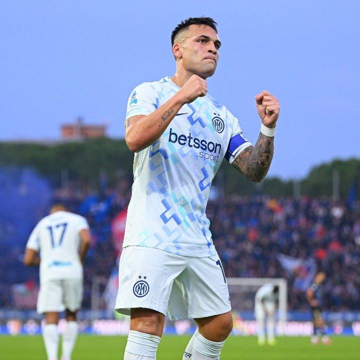 Inter vencioacute al Pisa en la Serie A con doblete de Lautaro Martiacutenez