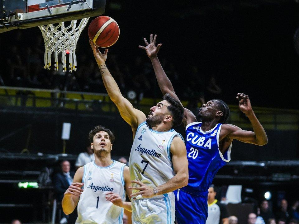 Argentina goleoacute a Cuba por 105-49 en la clasificacioacuten al Mundial de Qatar 2027