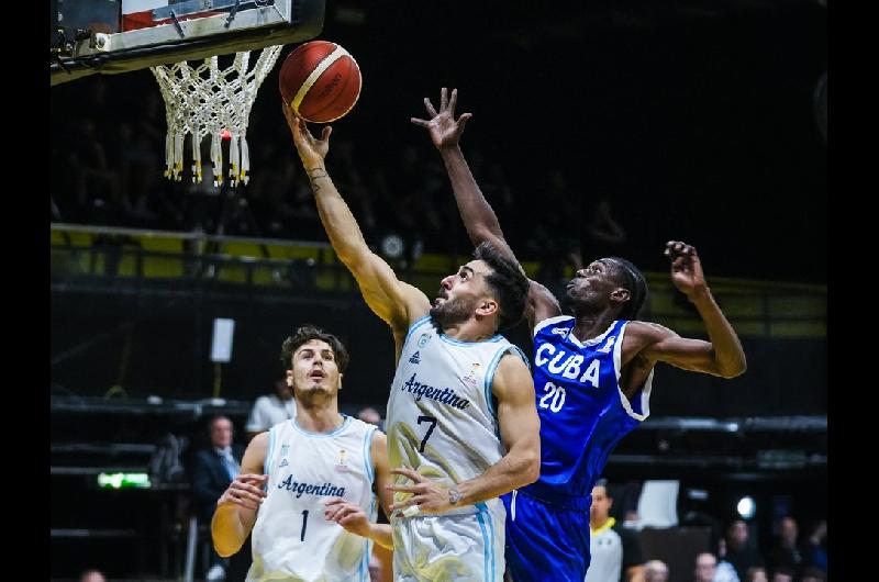 Argentina goleoacute a Cuba por 105-49 en la clasificacioacuten al Mundial de Qatar 2027
