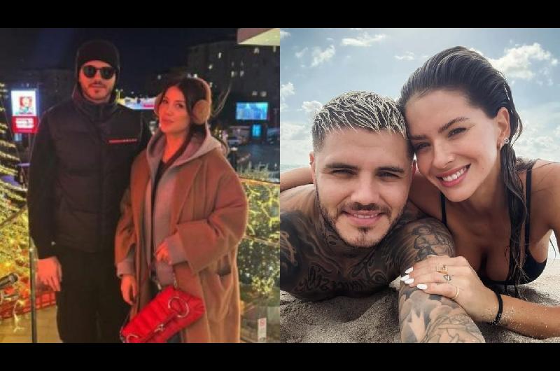 Las Navidades ideacutenticas de la China Suaacuterez y Wanda Nara con Mauro Icardi