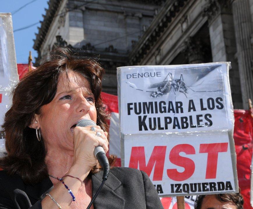 El incidente con Vilma Ripoll en el Congreso- se tiroacute sobre el auto de Milei 