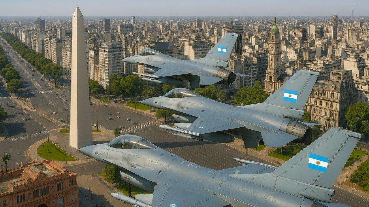Imperdible- asiacute seraacute el vuelo rasante de los aviones F-16 sobre el cielo portentildeo