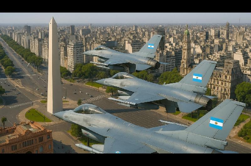 Imperdible- asiacute seraacute el vuelo rasante de los aviones F-16 sobre el cielo portentildeo