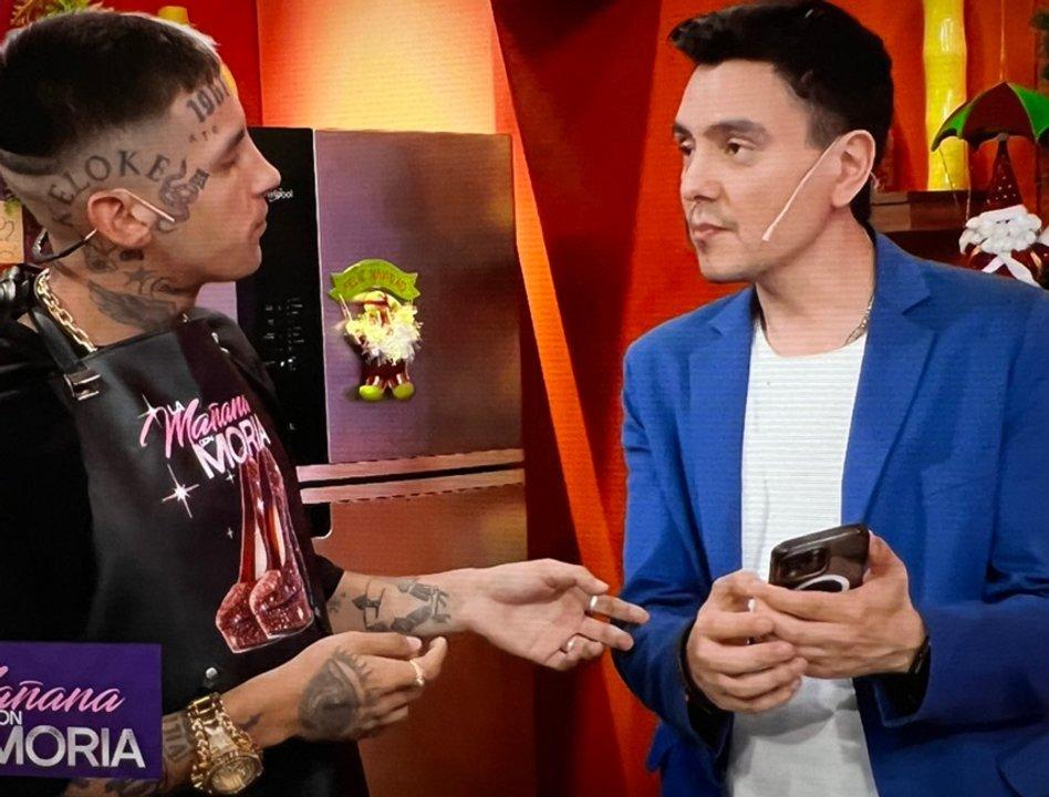 L-Gante enfrentoacute en vivo a un periodista- ldquoSos un logirdquo