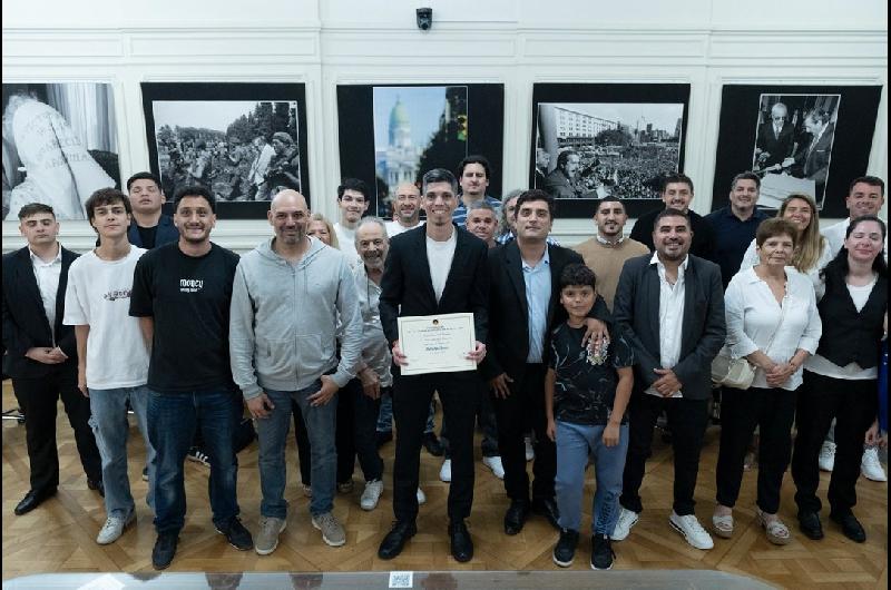 La Legislatura portentildea distinguioacute a Matiacuteas Lucuix como Personalidad Destacada