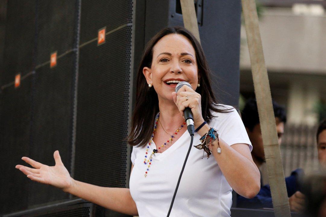 El Gobierno felicitoacute a Mariacutea Corina Machado por el Premio Noacutebel de la Paz