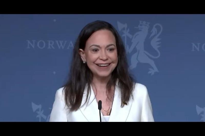 Mariacutea Corina Machado- ldquoSe necesita coraje para luchar por la libertad