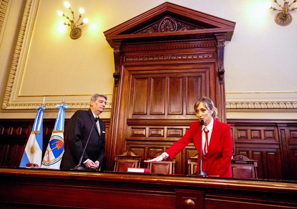 La cristinista Sagasti juroacute como nueva integrante del Consejo de la Magistratura