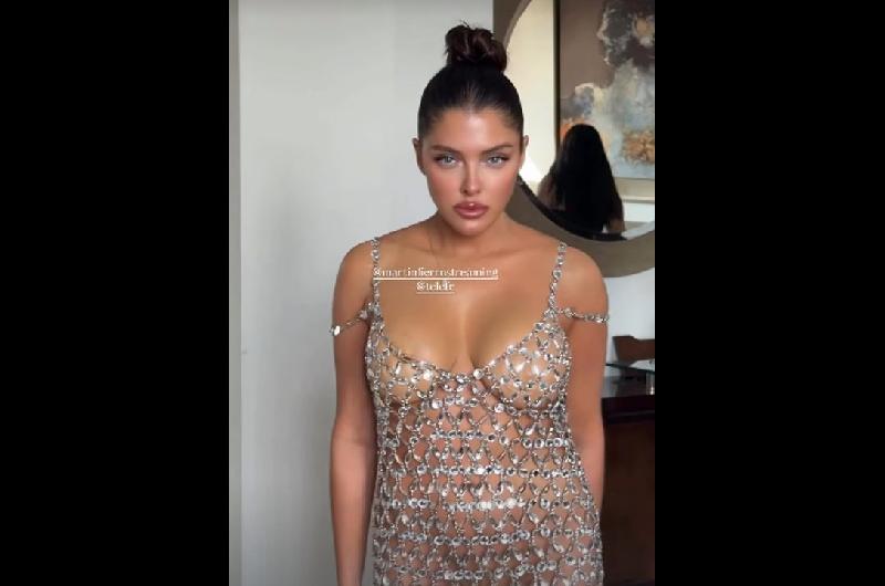 El look osado de ldquola Reinirdquo en la alfombra roja de los Martiacuten Fierro de Streaming