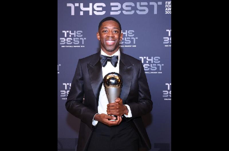 Dembeacuteleacute ganoacute el The Best y coronoacute un antildeo histoacuterico con el PSG