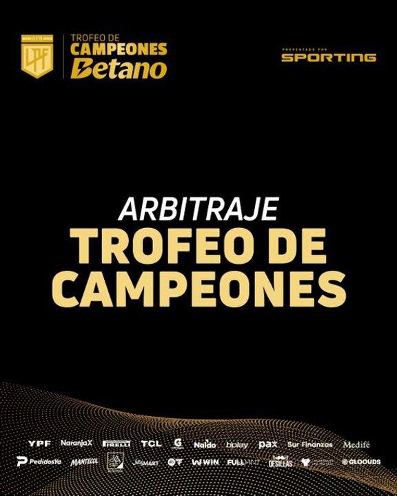 Trofeo de Campeones- se confirmoacute la terna arbitral para Platense-Estudiantes 