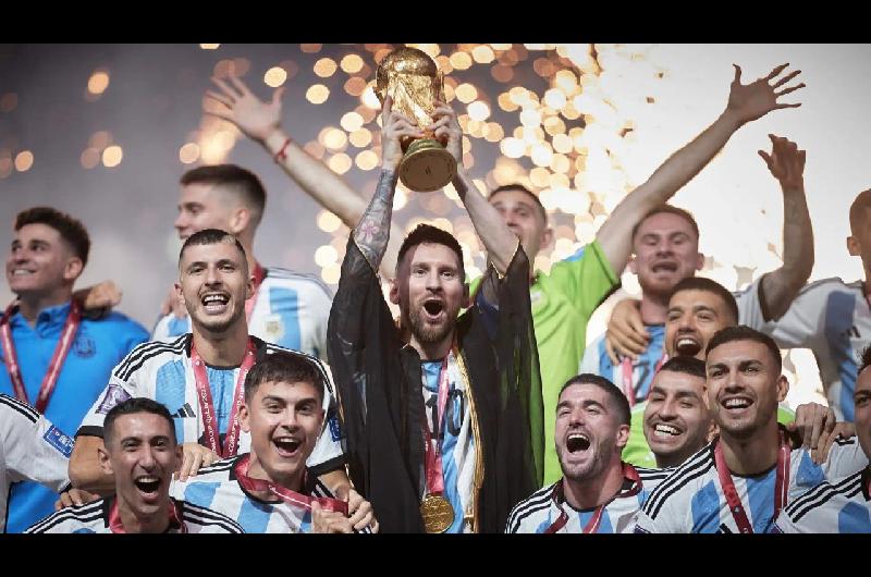 ldquoTres antildeos de las tres estrellasrdquo- Messi recordoacute el Mundial de Qatar 2022