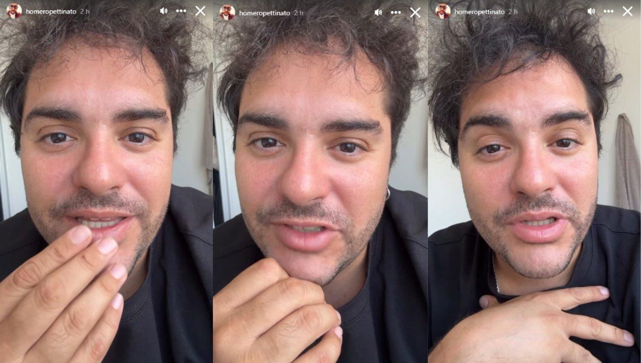 ldquoMe iba a venir a pegarrdquo- Homero Pettinato y la ldquoextorsioacutenrdquo que sufrioacute por mensaje