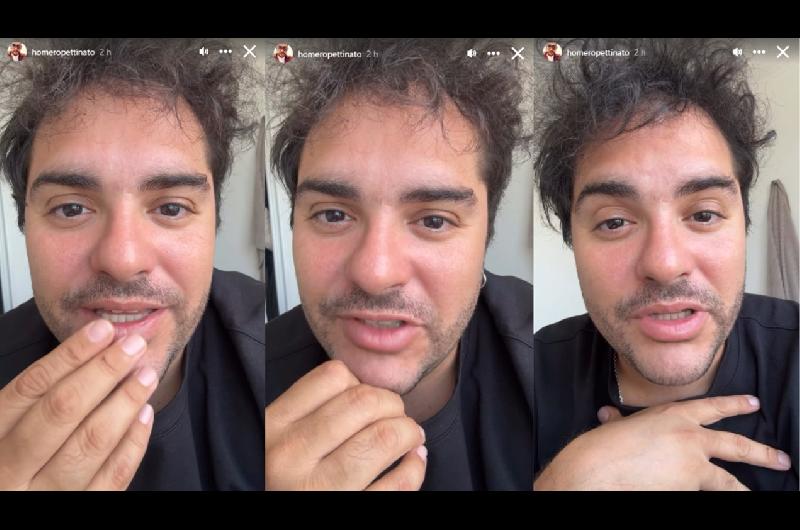 ldquoMe iba a venir a pegarrdquo- Homero Pettinato y la ldquoextorsioacutenrdquo que sufrioacute por mensaje