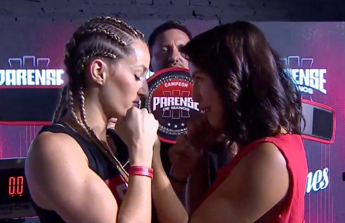 Mica Viciconte y Flor Vigna protagonizaron un tenso pesaje en Paacuterense de Manos 3