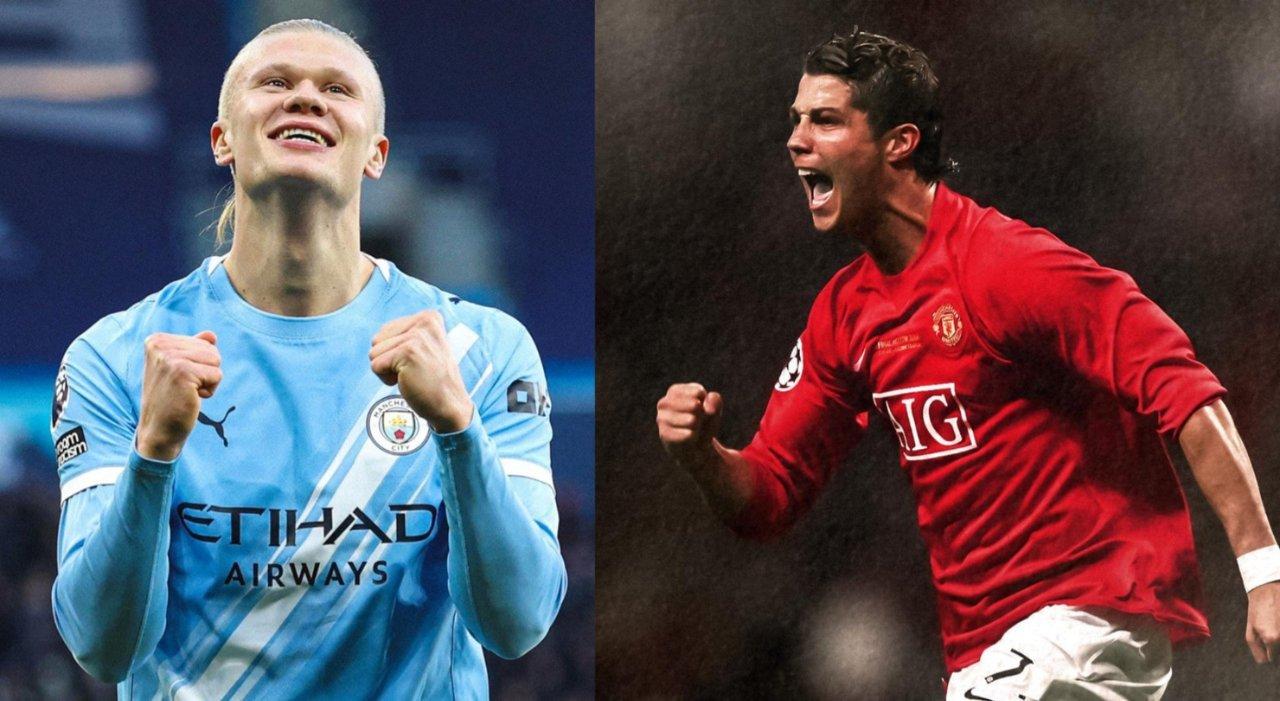 Un nuacutemero que sacude a la Premier- Haaland igualoacute a Cristiano Ronaldo 