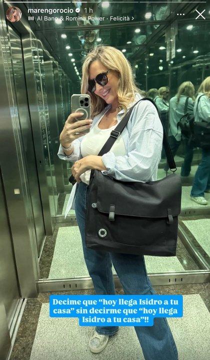 El bebeacute de Rociacuteo Marengo fue dado de alta