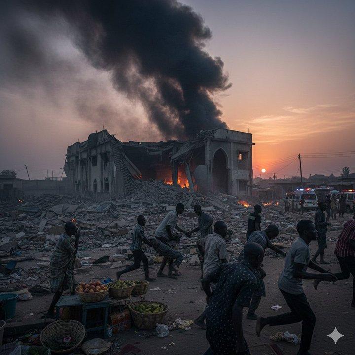 Al menos siete muertos en una explosioacuten en una mezquita de Nigeria