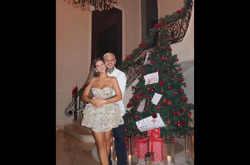 La Navidad que todos esperaban- las imaacutegenes de la noche especial de Mauro Icardi y la China Suaacuterez