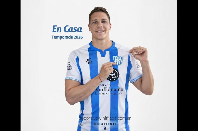 Julio Furch volvioacute a Deportivo Winifreda el club de su pueblo en La Pampa