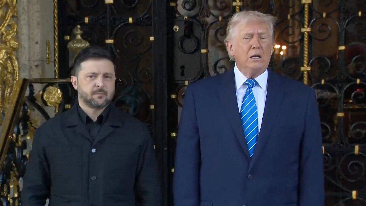ldquoEstamos en las etapas finalesrdquo- Donald Trump recibioacute a Volodymyr Zelensky