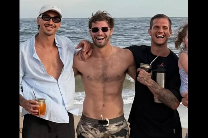 Sol mar y descanso para Bruno Zuculini y Santiago Sosa