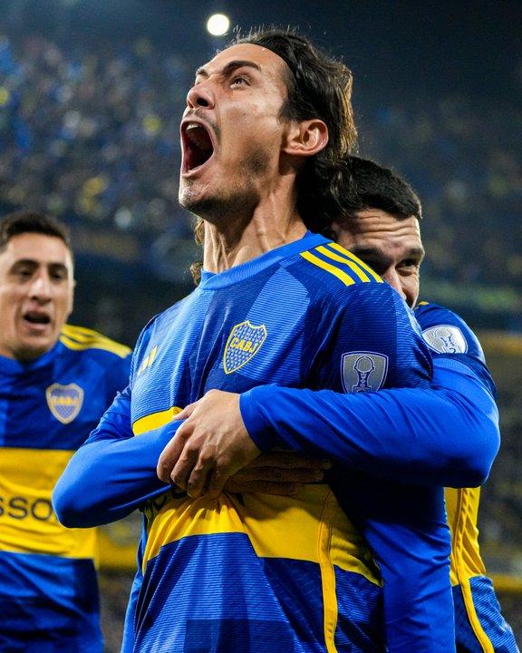 Edinson Cavani palpitoacute la Copa Libertadores con Boca y se refirioacute a su futuro