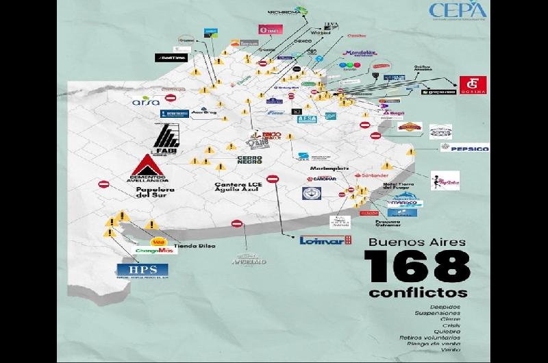 El balance negro de despidos suspensiones y cierres de empresas- 629 conflictos laborales en todo el paiacutes