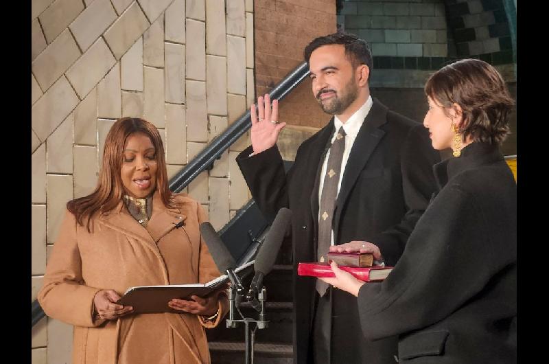 Zohran Mamdani juroacute como nuevo alcalde de Nueva York  