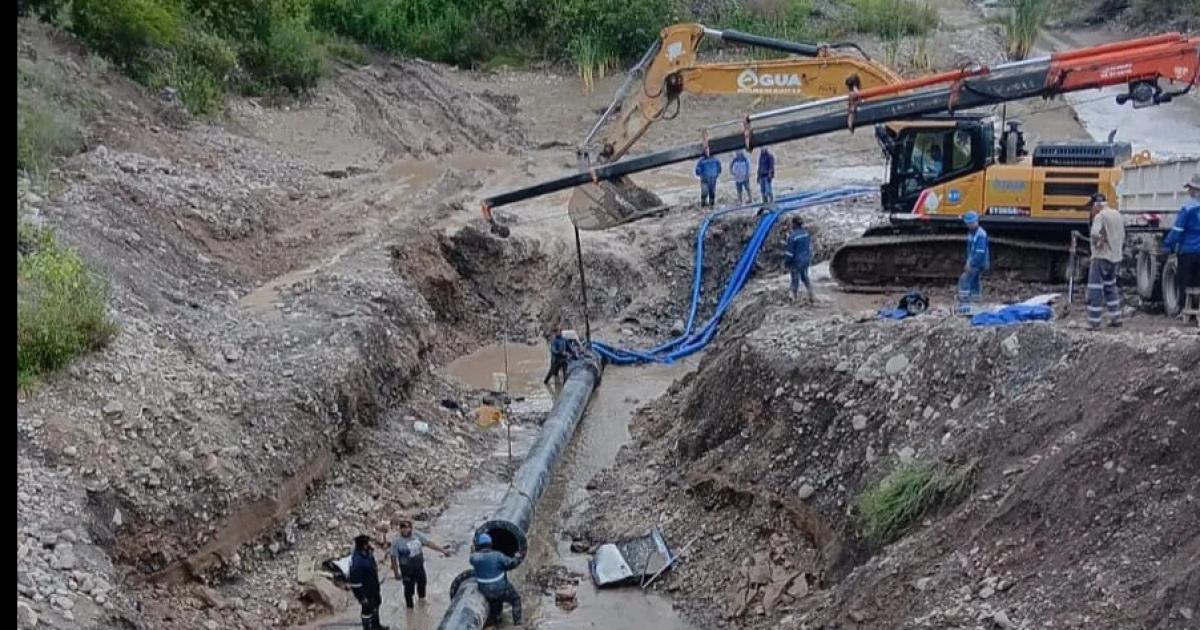 Agua Potable finalizoacute trabajos a ocho metros de profundidad en Los Molinos