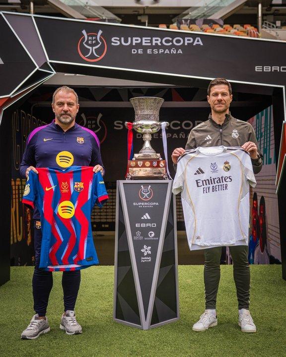 Barcelona y Real Madrid definen la Supercopa de Espantildea 