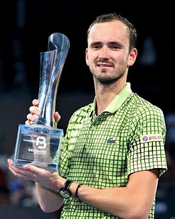 Daniil Medvedev se consagroacute campeoacuten del ATP 250 de Brisbane